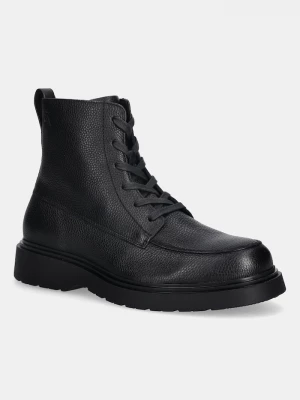 Obrázek produktu Calvin Klein Kožené trapery Calvin Klein COMBAT ESS LACE UP APRON LTH W černá