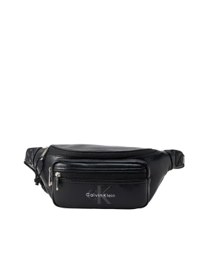 Obrázek produktu Calvin Klein Ledvinka 'Monologo Webbing Strap' černá / bílá