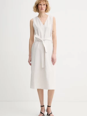 Obrázek produktu Calvin Klein letní šaty se lnem béžová