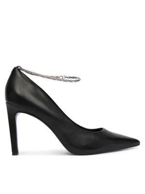 Obrázek produktu Calvin Klein Lodičky Ess Stiletto Hdw Chain Lth 90 HW0HW02718 Černá