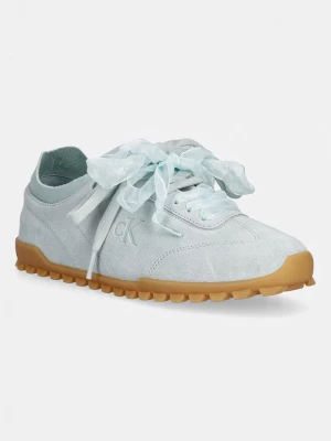 Obrázek produktu Calvin Klein LOW PROFILE RUN MG SUE DB LACES sneakers boty dámské kožené modrá