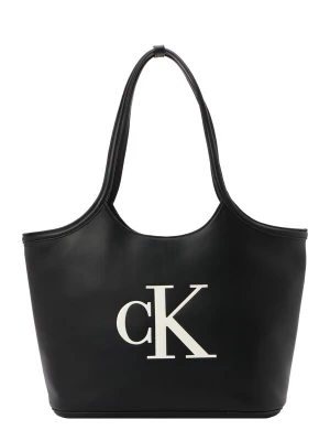 Obrázek produktu Calvin Klein Nákupní taška 'Contrast Monogram Tote' černá / bílá
