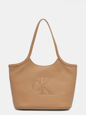 Obrázek produktu Calvin Klein nákupní taška dámská z imitace kůže béžová