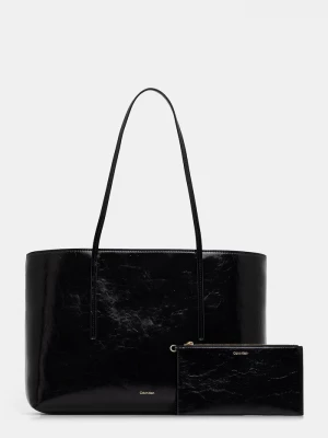Obrázek produktu Calvin Klein nákupní taška dámská z imitace kůže černá