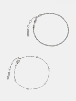 Obrázek produktu Calvin Klein náramek dámský z ušlechtilé oceli 2-pack stříbrná