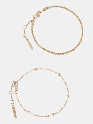 Obrázek produktu Calvin Klein náramek dámský z ušlechtilé oceli 2-pack zlatá