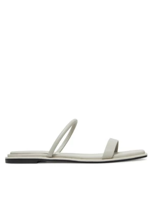 Obrázek produktu Calvin Klein Nazouváky Flat Sandal Squared 2-Bar Lth HW0HW02532 Écru Krémová