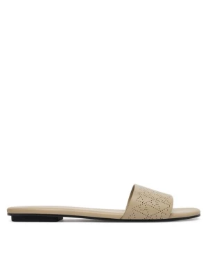 Obrázek produktu Calvin Klein Nazouváky Org Flat Sndl One Bar Lth Aop HW0HW02857 Béžová