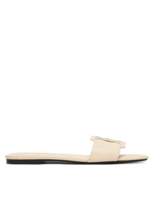 Obrázek produktu Calvin Klein Nazouváky Square Flat Sandal Emblem HW0HW03128 Écru Krémová