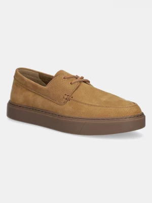 Obrázek produktu Calvin Klein Nubukové mokasíny Calvin Klein HYBRID LACE UP BOAT NU hnědá