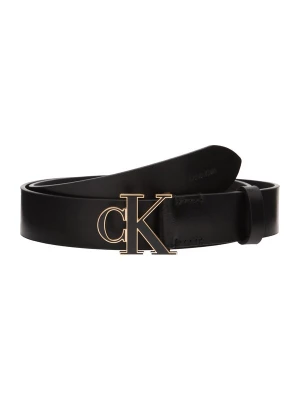 Obrázek produktu Calvin Klein Opasek 'CK Monogram Buckle' zlatá / černá