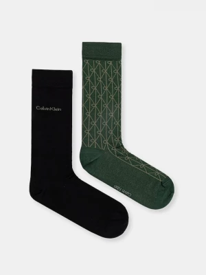 Obrázek produktu Calvin Klein pánské ponožky 2-pack zelená