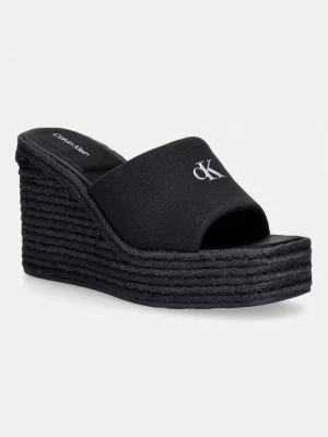 Obrázek produktu Calvin Klein pantofle dámské WEDGE ESPAD 70 CANVAS MG černá