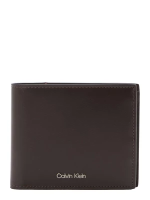 Obrázek produktu Calvin Klein Peněženka 'Smooth Metal Logo Bifold' tmavě hnědá