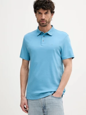 Obrázek produktu Calvin Klein polo pánské bavlněné modrá