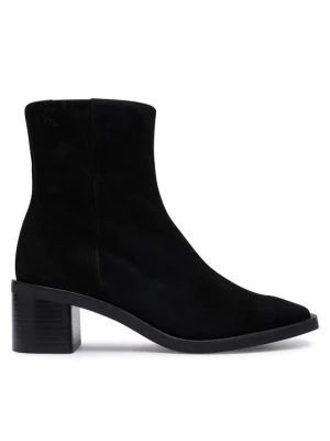 Obrázek produktu Calvin Klein Polokozačky Block Heel Ank Boot Suede HW0HW03221 Černá