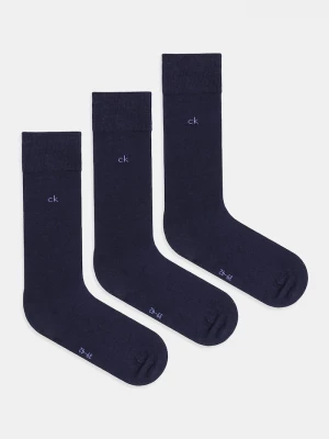 Obrázek produktu Calvin Klein ponožky pánské s bavlnou 3-pack námořnická modř