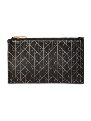 Obrázek produktu Calvin Klein Pouzdro 'Coated Emblem Print Zipped Card' písková / černá