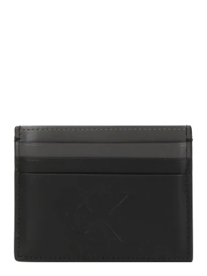Obrázek produktu Calvin Klein Pouzdro 'Smooth Monologo Card' tmavě šedá / černá