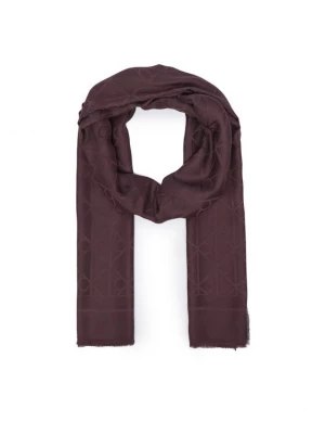 Obrázek produktu Calvin Klein Šál Emblem Aop Glossy Tonal Scarf LV04F8096G Bordó