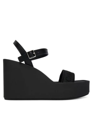Obrázek produktu Calvin Klein Sandály Wedge 70 Sndl Webbing Lth HW0HW02882 Černá
