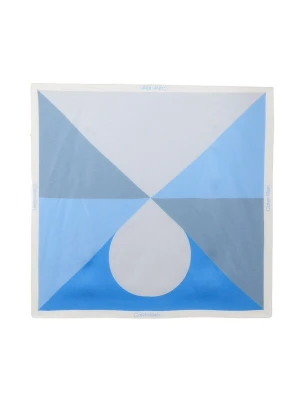 Obrázek produktu Calvin Klein Šátek 'Colour-blocked' modrá / chladná modrá / světlemodrá / světle šedá