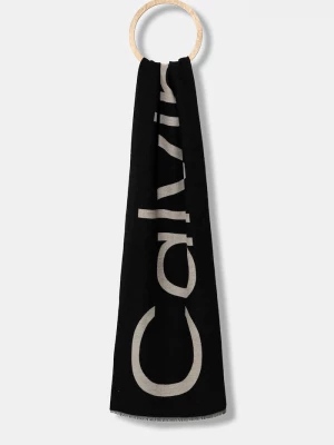Obrázek produktu Calvin Klein Šátek z vlněné směsi černá