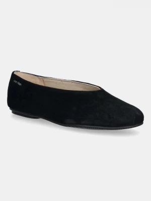 Obrázek produktu Calvin Klein Semišové baleríny Calvin Klein BALLERINA ROUND HW SUE černá