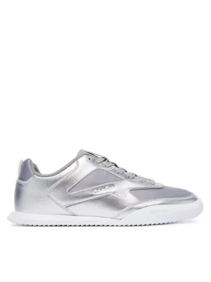 Obrázek produktu Calvin Klein Sneakersy Low Pro Run Lace Stripe Met Lth HW0HW03272 Stříbrná
