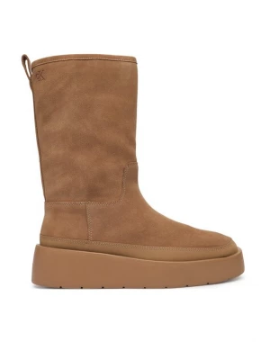 Obrázek produktu Calvin Klein Sněhule Flatform Mid Boot Suede Wl HW0HW03181 Béžová