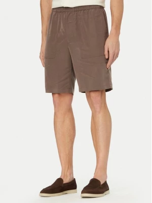 Obrázek produktu Calvin Klein Šortky z materiálu LV04LF614G Hnědá Relaxed Fit