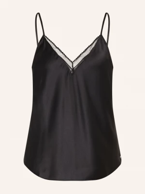 Obrázek produktu Calvin Klein Spací Top Signature Stretch Lace Z Saténu černá