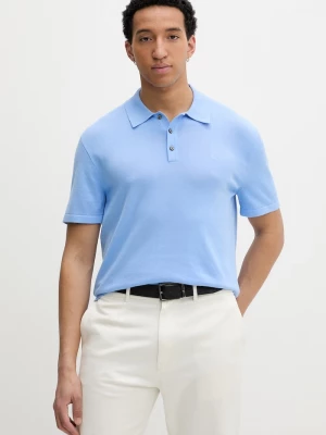 Obrázek produktu Calvin Klein svetrové polo pánské bavlněné modrá