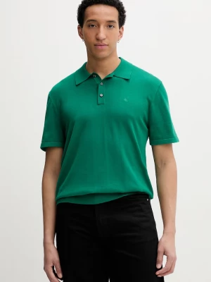 Obrázek produktu Calvin Klein svetrové polo pánské bavlněné zelená