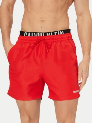 Obrázek produktu Calvin Klein Swimwear Plavecké šortky LV00N61015 Tmavě červená Regular Fit