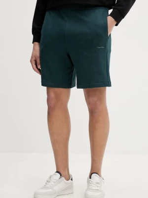 Obrázek produktu Calvin Klein teplákové šortky pánské bavlněné zelená