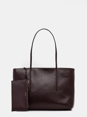 Obrázek produktu Calvin Klein tote taška dámská z imitace kůže hnědá