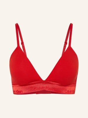 Obrázek produktu Calvin Klein Trojúhelníková Podprsenka Icon Cotton Modal Metallic červená