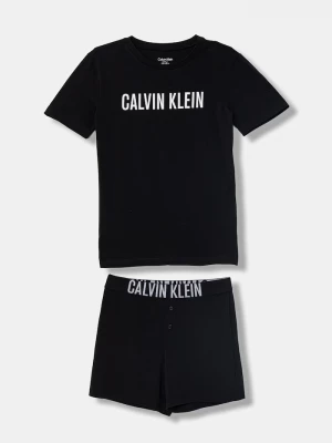 Obrázek produktu Calvin Klein Underwear dvoudílné pyžamo dětské bavlněné s elastanem černá