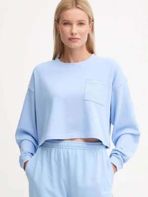Obrázek produktu Calvin Klein Underwear loungwear mikina dámská bavlněná modrá