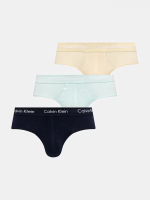 Obrázek produktu Calvin Klein Underwear slipy pánské bavlněné s elastanem 3-pack zelená