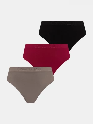 Obrázek produktu Calvin Klein Underwear tanga dámské 3-pack hnědá