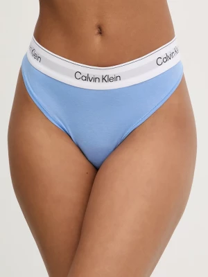Obrázek produktu Calvin Klein Underwear tanga dámské s bavlnou modrá