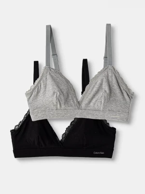 Obrázek produktu Calvin Klein Underwear trojúhelníková podprsenka bavlněná s elastanem 2-pack