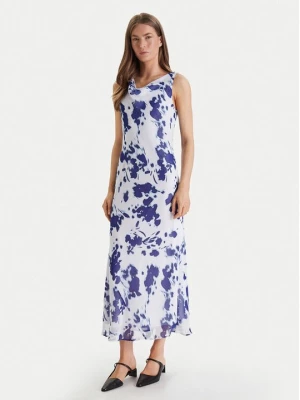 Obrázek produktu Calvin Klein Večerní šaty Printed Chiffon Sl Cowl LV044F029G Bílá Regular Fit