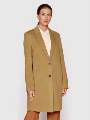 Obrázek produktu Calvin Klein Vlněný kabát Crombie K20K204155 Hnědá Regular Fit