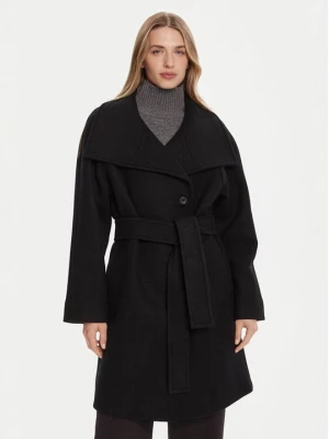 Obrázek produktu Calvin Klein Vlněný kabát LV044D557G Černá Regular Fit