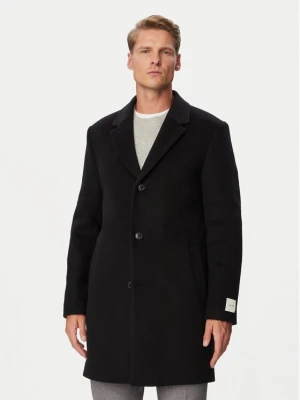 Obrázek produktu Calvin Klein Vlněný kabát LV04LH444G Černá Regular Fit