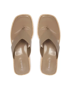 Obrázek produktu Calvin Klein Žabky Block Heel Espa 50 Thong Lth HW0HW02902 Hnědá