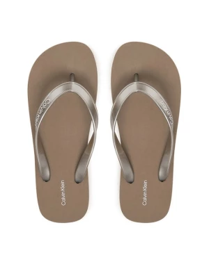 Obrázek produktu Calvin Klein Žabky Flatform Flip Flop Met Tpu HW0HW03120 Zlatá